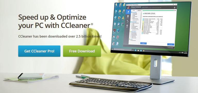 CCleaner　公式サイト