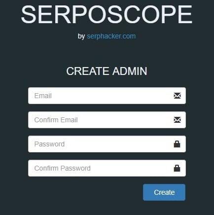 serposcope-Create-admin