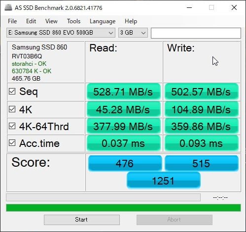 860evo-AS SSD Benchmark-3gb