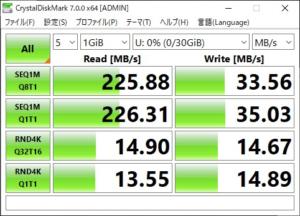 samsung fit CrystalDiskMark 1GB