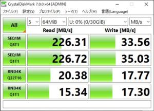 samsung fit CrystalDiskMark 64MB